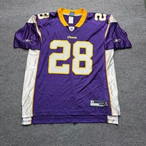 Reebok Minnesota Vikings purple jersey Size XL Adrian Peterson